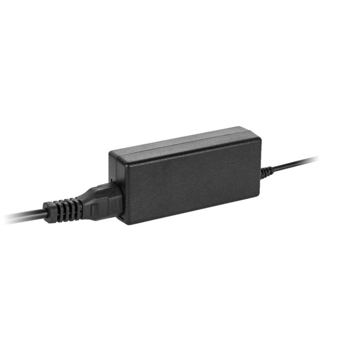 Захранващ кабел за лаптоп Quer, Съвместим с HP Compaq, 30 W, 19 V, 1.58 A, 4x1.7 mm, Черен