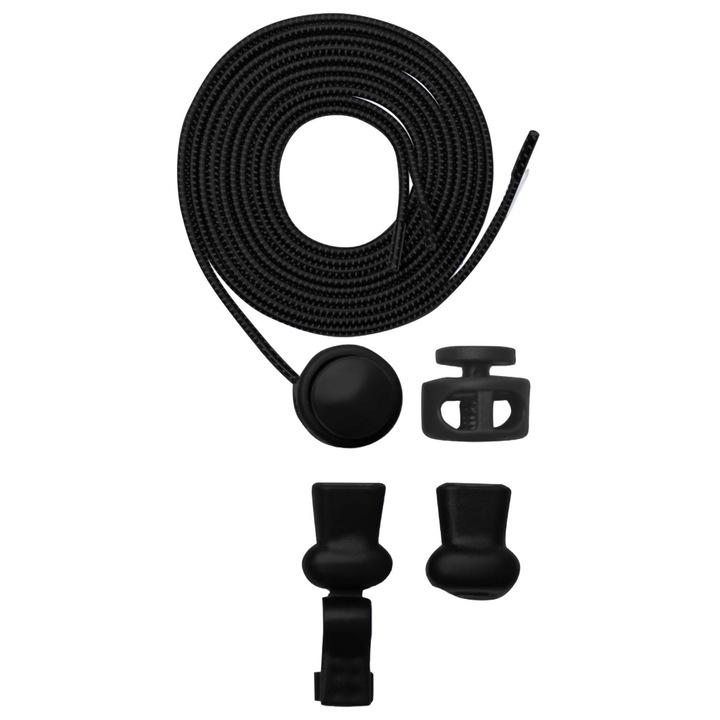 Cipőfűzők, Önszabályozó, Rugalmas, 100 Cm, Gyerekeknek, Kényelmes És Biztonságos, Ideális Sportcipőhöz, Könnyen Fel- És Levehető, Kényelmes Használni