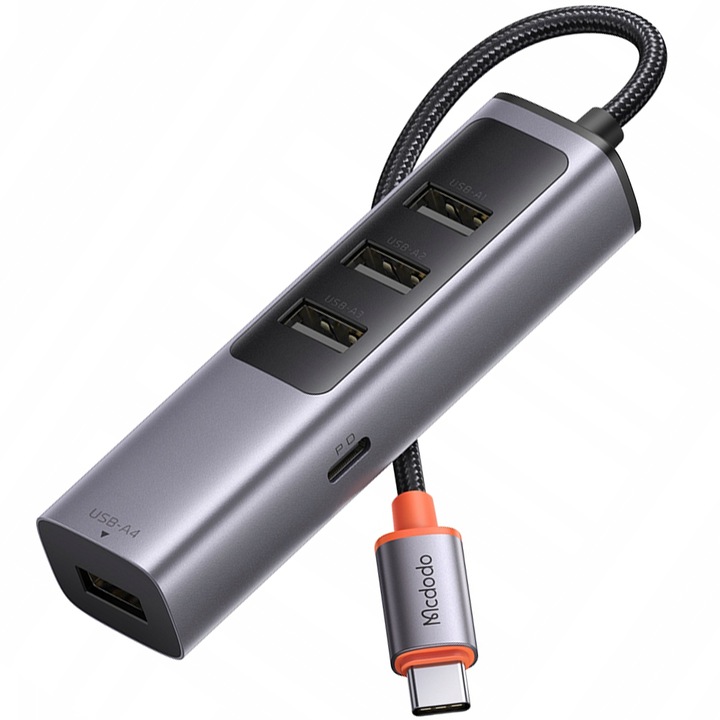 Адаптер за телефони, Mcdodo, Хъб Usb-C, 4 x Usb-A