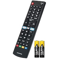 Telecomanda universala LG, ACOPERA 100% gama lcd LG, Smart, AKB75375608, 303K, AKB75095308, Culoare neagra, Baterii Incluse