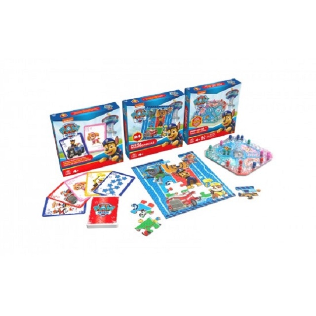 Set jocuri de masa 3 in 1 Paw Patrol - eMAG.ro