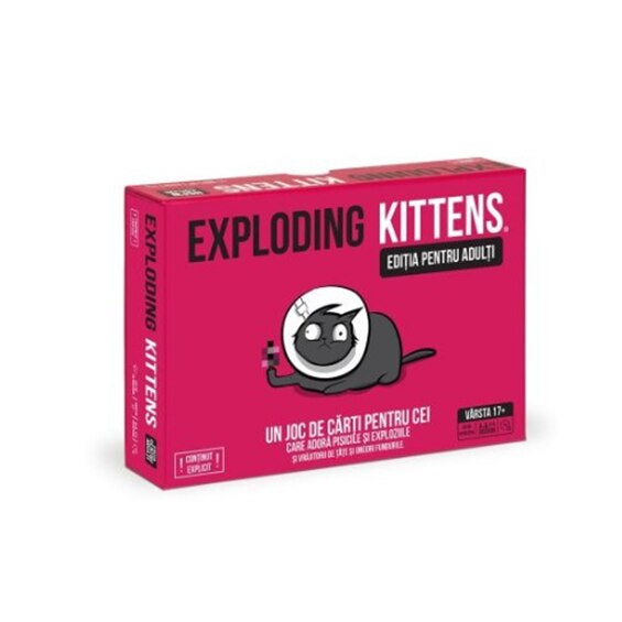 Kártyajáték - Exploding Kittens for adults - Pink Edition, többszínű ...