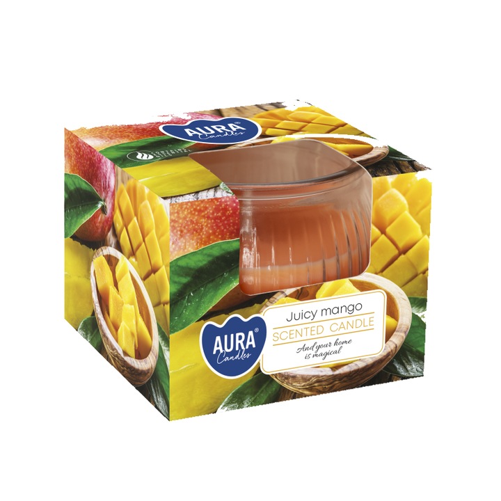 Ароматна декоративна свещ Bispol Mango SN69-366 1бр