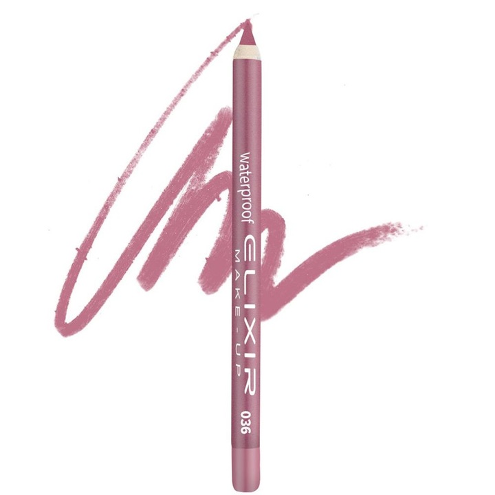 Creion de buze Elixir Waterproof, 036-Pink Beige