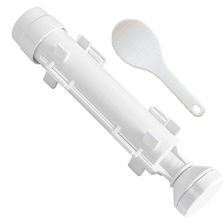 Комплект от 2 инструмента за суши, ABS/Полипропилен, 29,5 х 6 см, Бял