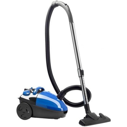 Aspirator Daewoo cu sac de hartie RC-230B-3, 700 W, capacitate sac 2 litri, cotrol putere variabil, tub telescopic, furtun rotativ 360 grade, Albastru