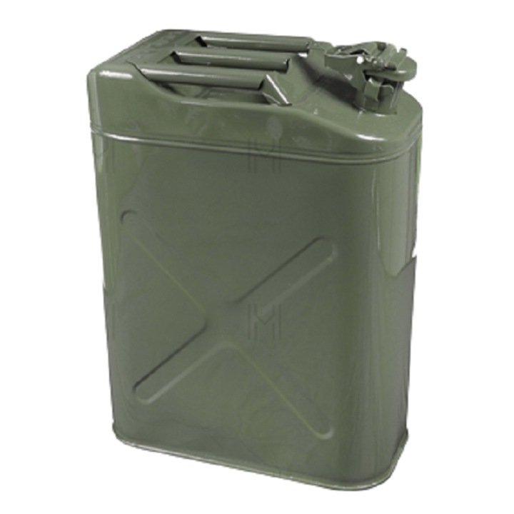 Метална туба за гориво Mvm, обем 20 литра, зелена