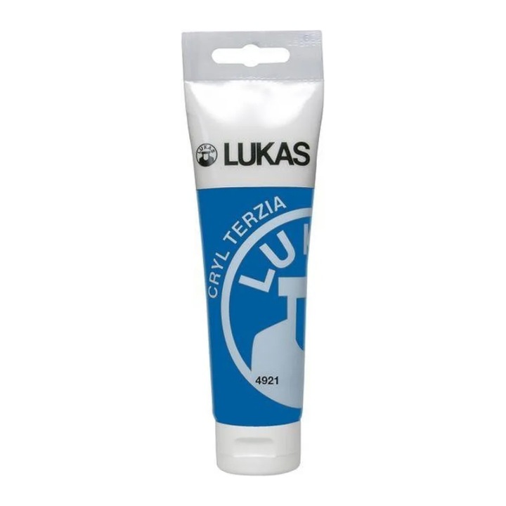 Culoare acrilica Terzia Lukas - Cerulean Blue - 125 ml