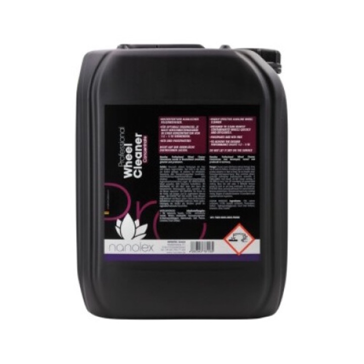 Solutie concentrata de curatat jante Nanolex Professional wheel cleaner Concentrate 5l