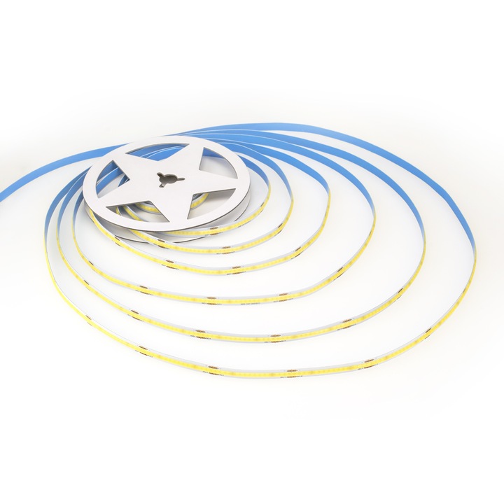 Лента COB LED (чип на платка) 24VDC 10W/ML - 50 000 часа, 6000K топла светлина, Ролка 5m, 320 чипа/ML, IP20, LM-65-3208R90, ERALUCE