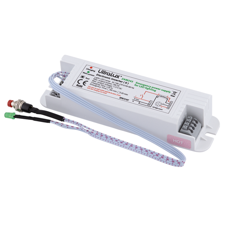 Modul de urgenta pentru alimentare, Ultralux, Pentru iluminat LED, LI-ION 3.7V, 2600MAH