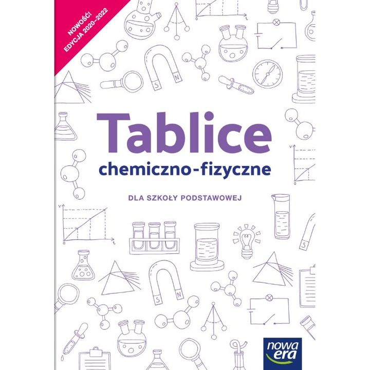 Tablice chemiczno-fizyczne dla klas 7-8 szkoły podstawowej 65260, Nowa Era, 2020
