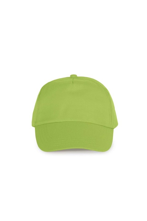 Sapca unisex, First, 5 panouri KP034, Lime, Universal
