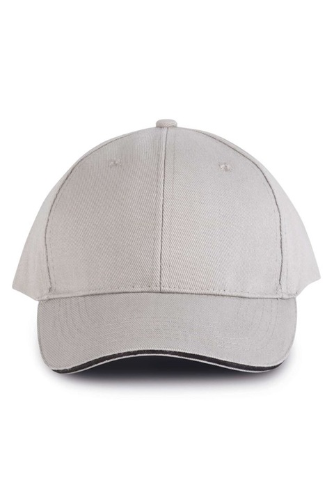 Sapca unisex, Orlando, 6 Panouri KP011, Light Grey, Dark Grey, Universal
