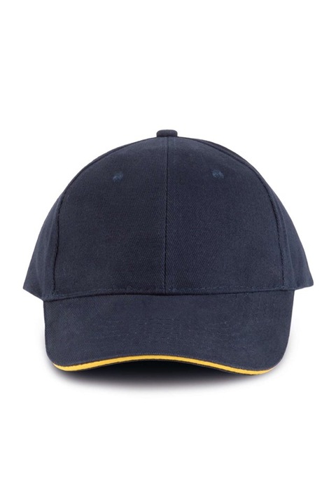Sapca unisex, Orlando, 6 Panouri KP011, Navy, Yellow, Universal
