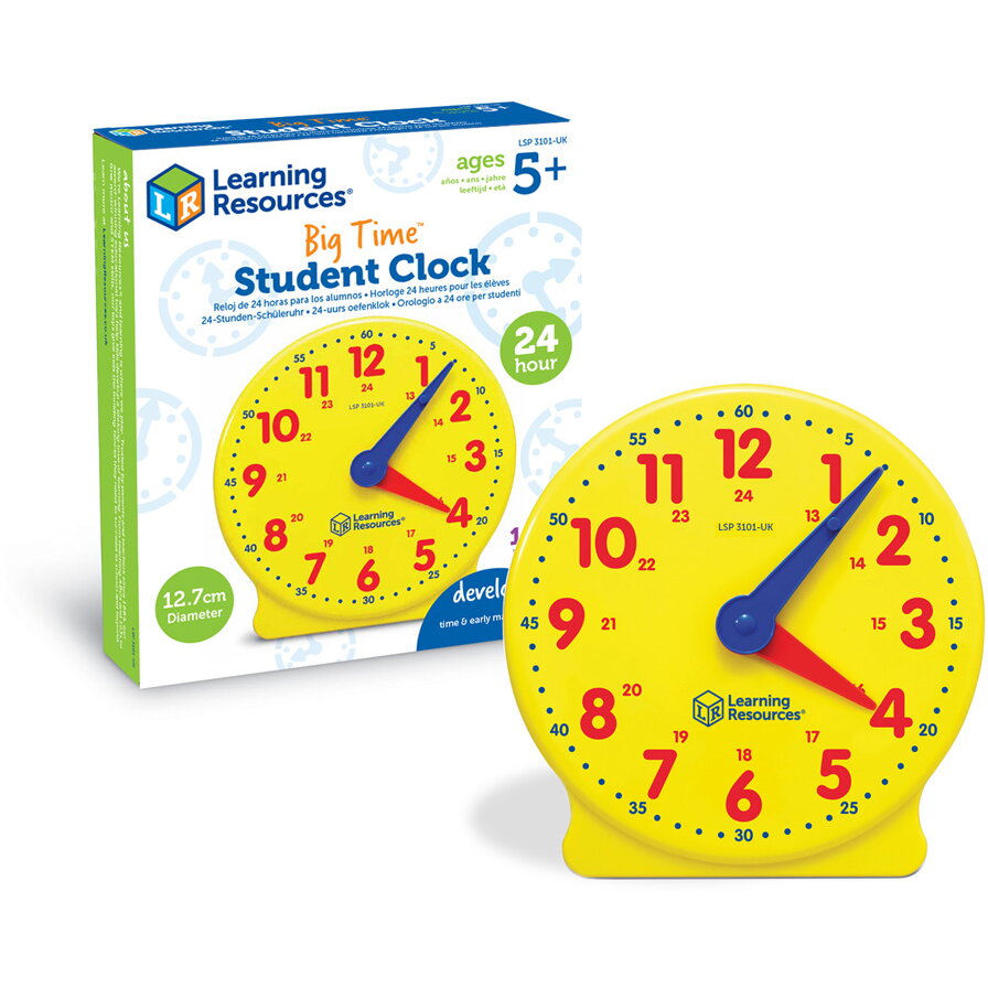 Joc educativ Learning Resources - Ceasul elevului, 24 ore