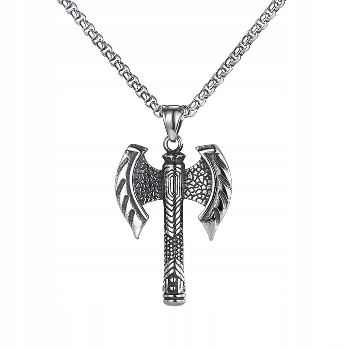 Nyaklánc medállal, Acél, Ezüst