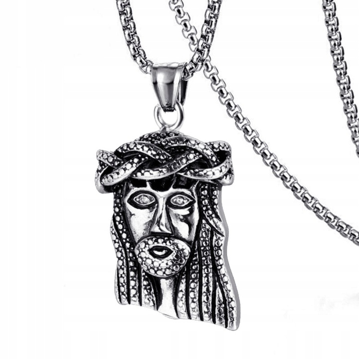 Nyaklánc medállal, Acél, Ezüst