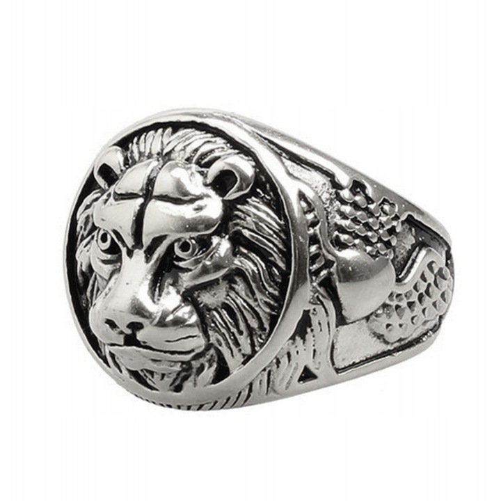 Férfi gyűrű, acél, ezüst