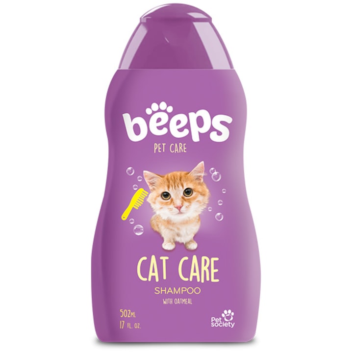 Sampon pentru pisici Beeps, 502 ml