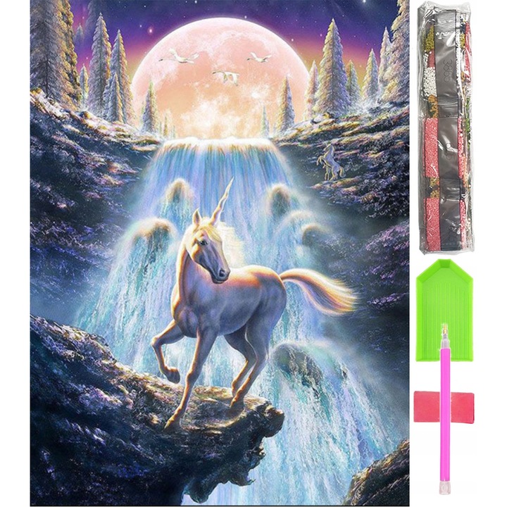 Set broderie diamante, D29, Multicolor