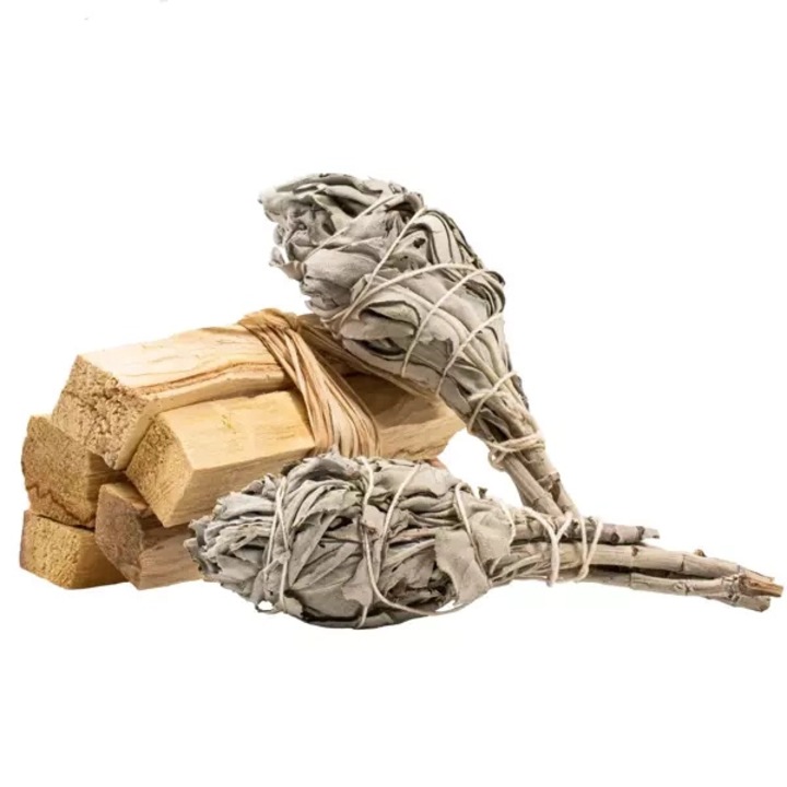 Set 2 Tamaie Salvie Alba Sage 30g, Palo Santo 50g