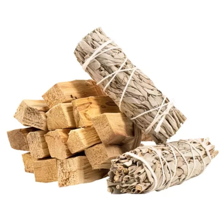 Set 2 Rola Salvie Alba Sage 30g, Palo Santo 200g