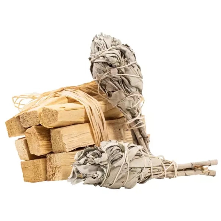 Set 2 Tamaie Salvie Alba Sage 20g, Palo Santo 100g