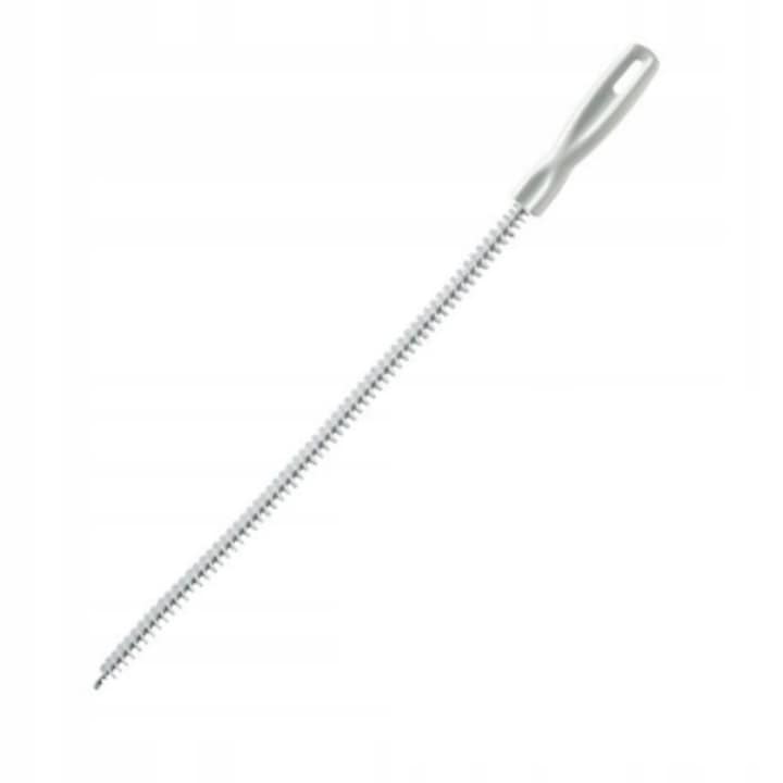 Perie pentru desfundare tevi, Inox, 60 cm, Alb