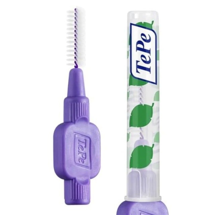 8 db-os interdentális kefe készlet, TePe, 1,1 mm, lila