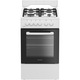 Aragaz Arctic AGM5610FL, Gaz, 4 arzatoare, Safety Plus, Arzatoare cu eficienta ridicata, Iluminare interioara, Timer, Alb