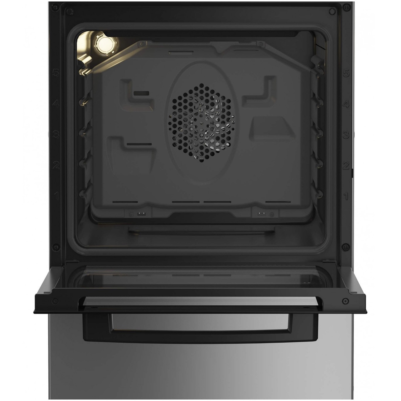 Aragaz Arctic AMG5612GTCLX, Mixt , 4 arzatoare cu eficienta ridicata, Cuptor Electric, 8 Functii, Autocuratate Catalitica, Aqua Drop Clean, Timer, Safty Plus, Clasa A, 50 cm, Inox