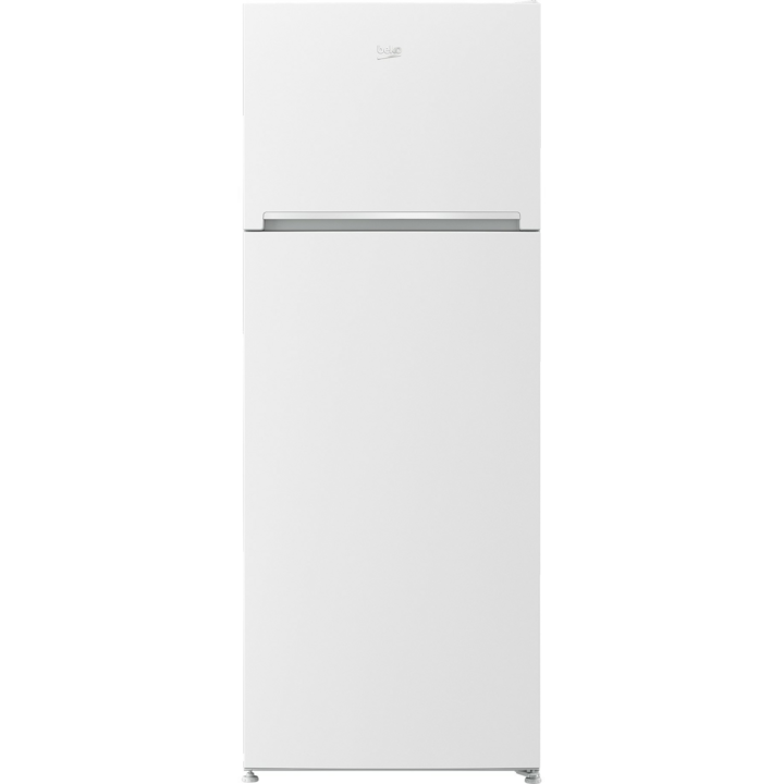 Хладилник с 2 врати Beko RDSE465K40WN, 437 л, Клас E, Cooling Fan, Safety Glass, H 185 см, Бял