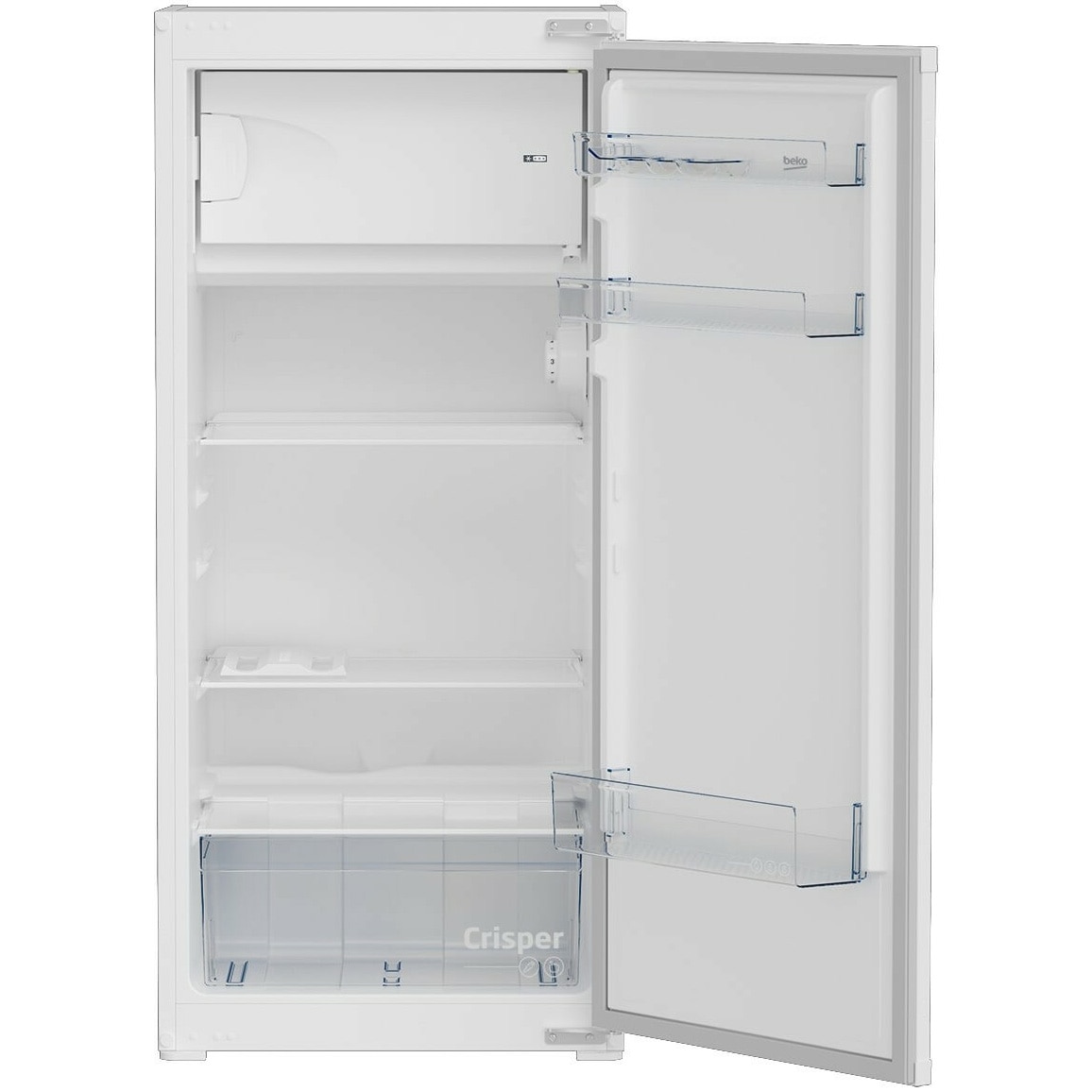 Frigider cu o usa incorporabil Beko BSSA300M4SN, 175 l, Usa reversibila, XXL Bottle holder, Clasa E, H 121.5 cm
