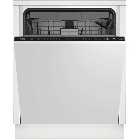 Masina de spalat vase incorporabila Beko BDIN38560C, 15 seturi, 8 programe, HygieneIntense, SteamGloss, TrayWash, CornerIntense, Motor ProSmart Inverter, SelfDry, Clasa A, 60 cm