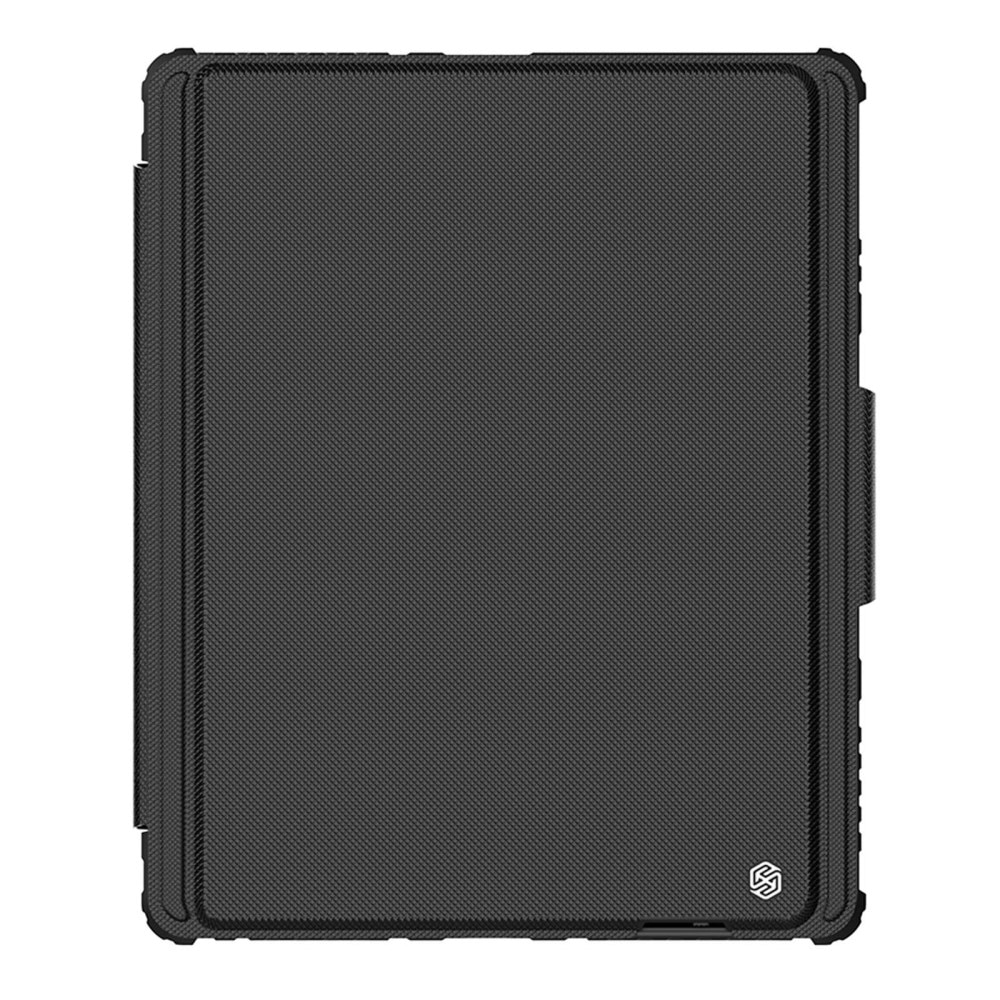 Husa tableta, Nilkin, Compatibila cu iPad Pro 12.9 2020/2021/2022, Cu tastatura, Negru