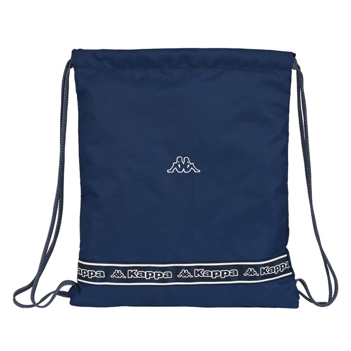 Sac de umar, Kappa, Poliester, 35 x 40 x 1 cm, Bleumarin