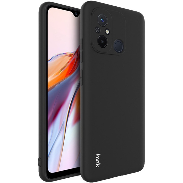 Husa telefon, IMAK, pentru Xiaomi Redmi 12C, TPU, Negru