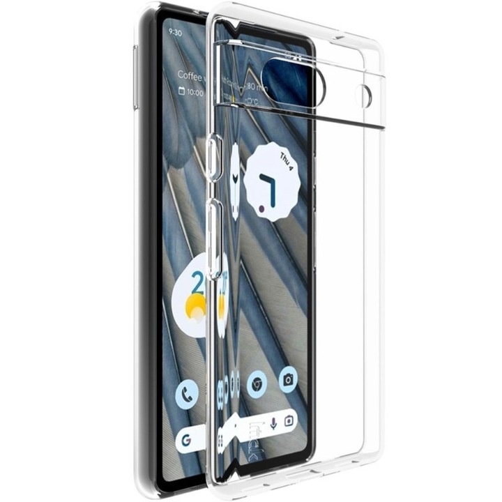 Husa IMAK pentru Google Pixel 7a, Seria UX-5 Slim CamShield, transparent