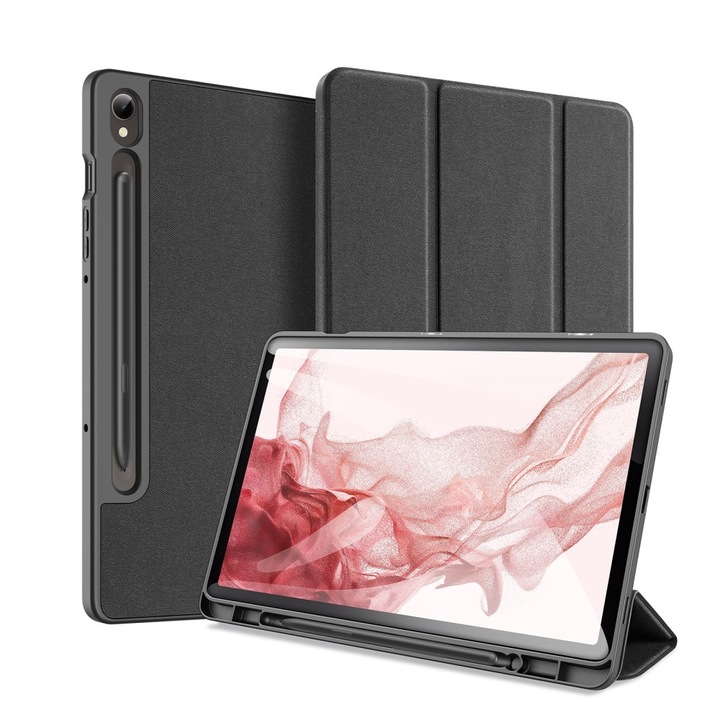 Husa tableta, DuxDucis, Compatibil cu Samsung Galaxy Tab S9, Negru