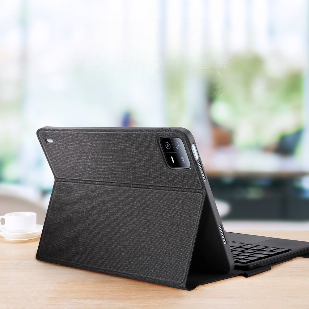 Husa tableta cu tastatura, DuxDucis, Compatibil cu Xiaomi Pad 6/Pad 6 Pro, Negru