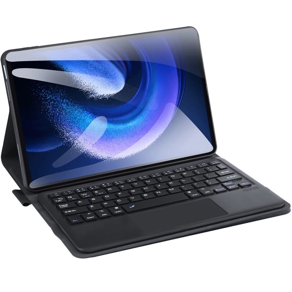 Husa tableta cu tastatura, DuxDucis, Compatibil cu Xiaomi Pad 6/Pad 6 Pro, Negru