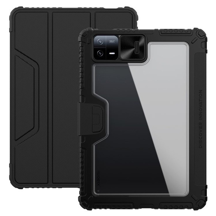 Husa tableta, Nillkin, Compatibil cu Xiaomi Pad 6/6 Pro, Negru