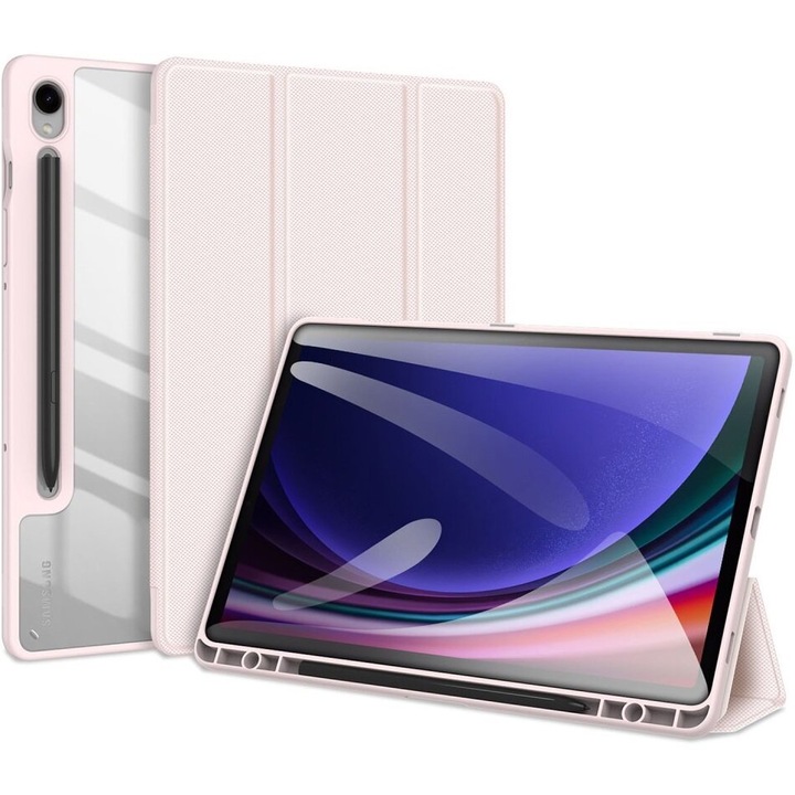 Husa tableta, DuxDucis, Compatibil cu Samsung Galaxy Tab S9 FE, Roz