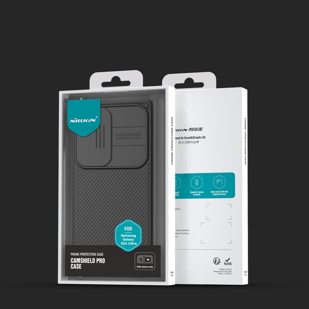Husa protectie, Nillkin, Compatibil Samsung Galaxy S24 Ultra, Negru