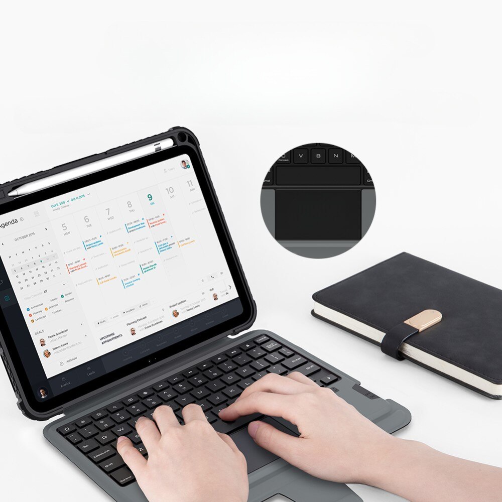 Husa cu tastatura pentru iPad 10.9 2022, NILLKIN , Negru
