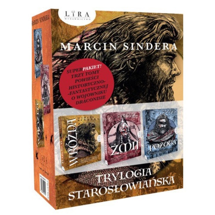 Trylogia starosłowiańska Wróżda / Żmij / Pożoga, Marcin Sindera