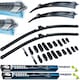 Stergatoare parbriz Oximo 60/47.5 cm set 2 bucati prindere universal compatibil cu VW Golf 5 (V) Passat B6 Golf 6 (VI), Skoda Octavia 2 (II), Audi A3 (8P), Skoda Yeti, BMW Seria 3 (E90/F30)