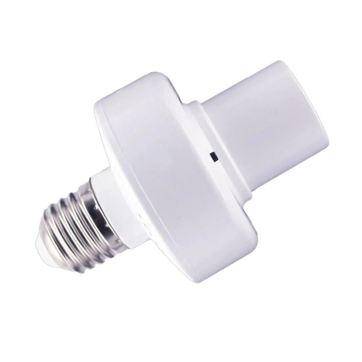 Adaptor bec inteligent, suport pentru lampa cu baza, telecomanda, WiFi, RF433MHz, baza E27, WL-LC01, App Tuya Smart Life