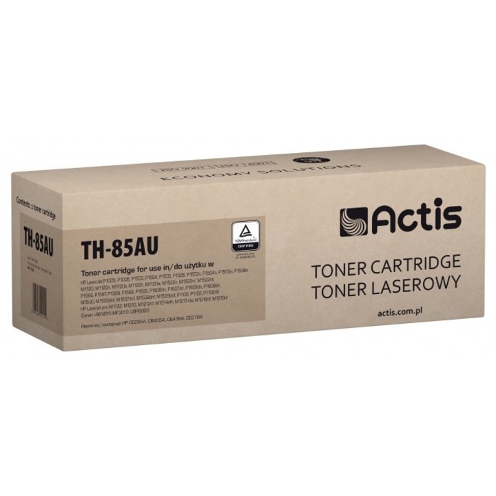 Toner nyomtatóhoz, Actis, HP CE285A/CE278A/CB435A/CB436A, fekete